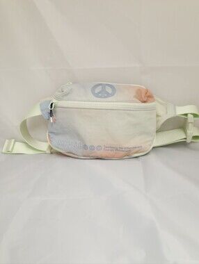 Lululemon Pastel Tie-Dye Peace Sign Crosabody Belt Bag